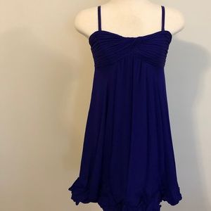 NWT Blue/Purple Silk BCBG Cocktail Dress